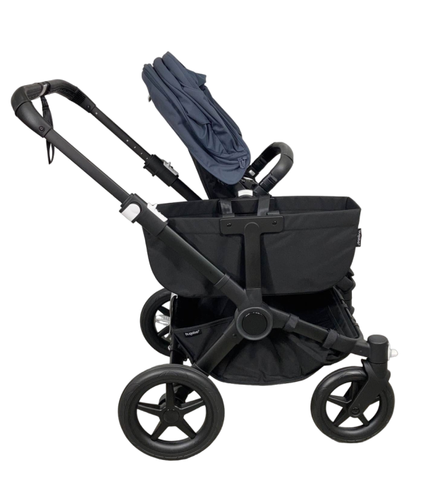 Bugaboo Donkey 5 Stroller Mono, 2022, Midnight Black, Stormy Blue, Black Fashion - Image 2
