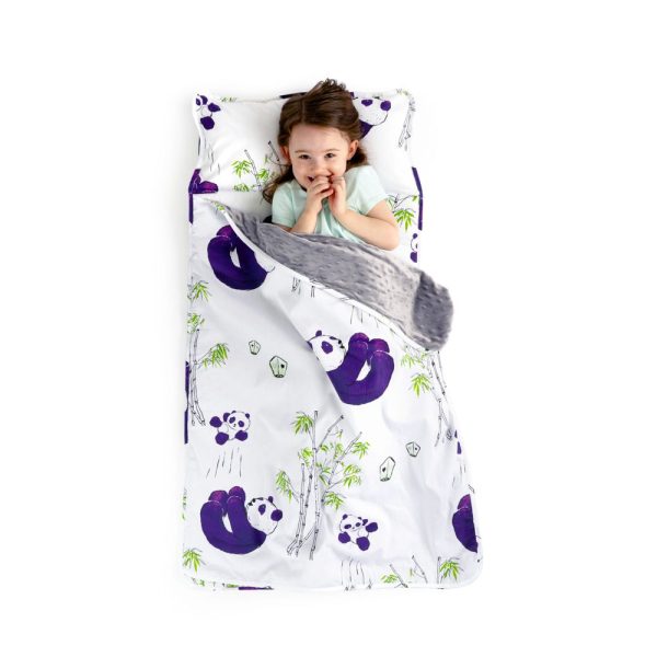 JumpOff Jo Little Jo’s Toddler Nap Mat, Playful Pandas For Sale