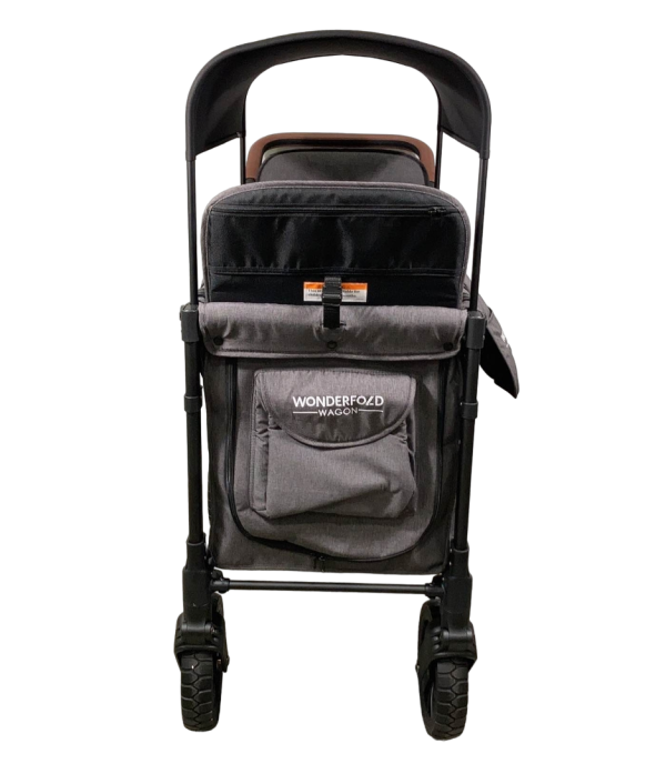 Wonderfold W2 Luxe Multifunctional Double Stroller Wagon, Charcoal Gray, 2023 Discount - Image 3