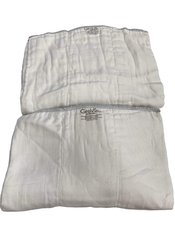 GroVia Bamboo Prefolds, 3 Pack on Sale - Image 2
