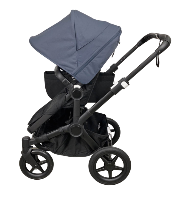 Bugaboo Donkey 5 Stroller Mono, 2022, Midnight Black, Stormy Blue, Black Fashion - Image 3