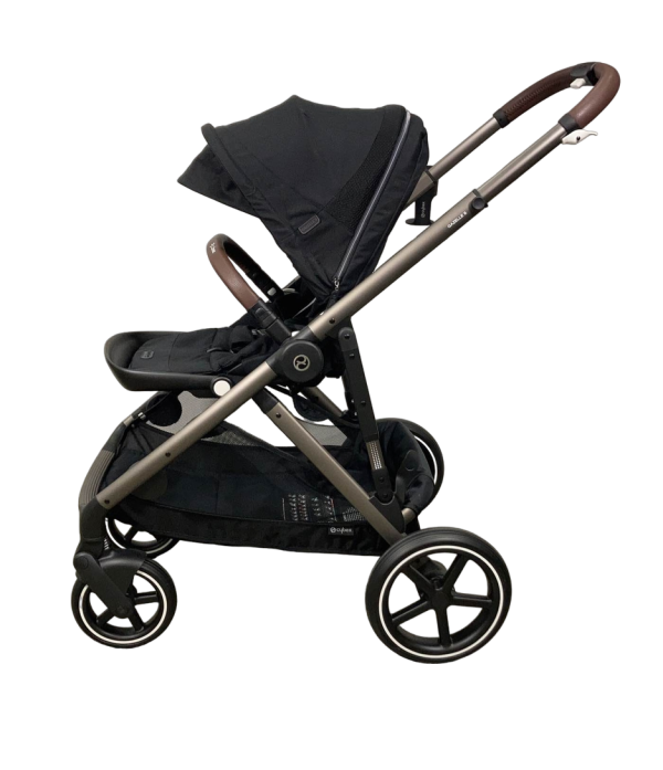 Cybex Gazelle S Modular Stroller, 2023, Taupe Frame, Moon Black Online now - Image 4