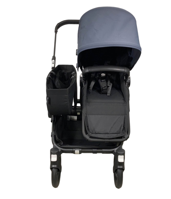 Bugaboo Donkey 5 Stroller Mono, 2022, Midnight Black, Stormy Blue, Black Fashion - Image 4