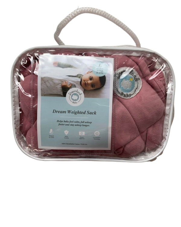 Dreamland Weighted Sleep Sack, 12-24 months, Dusty Rose Cheap - Image 5