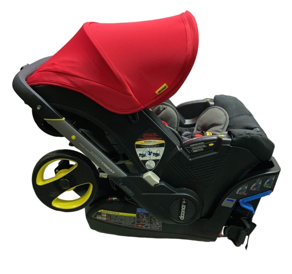 Doona Infant Car Seat & Stroller Combo, 2023, Flame Red Cheap - Image 5