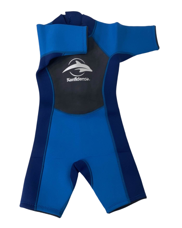 Konfidence Shortie Child Wetsuit, Blue, 7-8yrs Supply