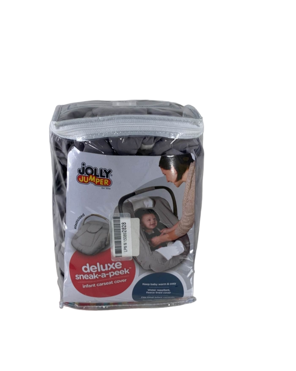 Jolly Jumper Arctic Sneak-A-Peek Infant Car Seat Cover With Attached Blanket Online Sale - Image 2