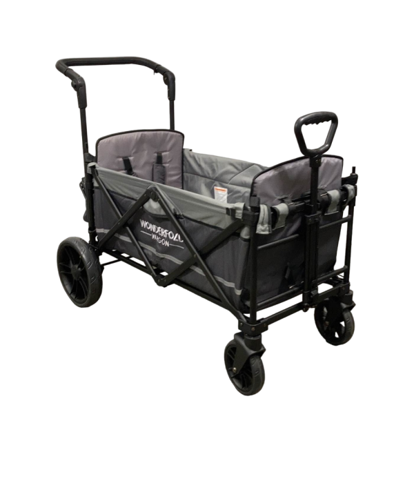 Wonderfold X2 Push + Pull Double Stroller Wagon, 2022, Stone Gray Online