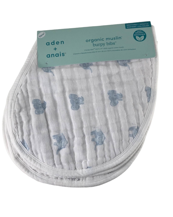 Aden + Anais Muslin Burpy Bibs 2 Pack, Animal Kingdom Discount