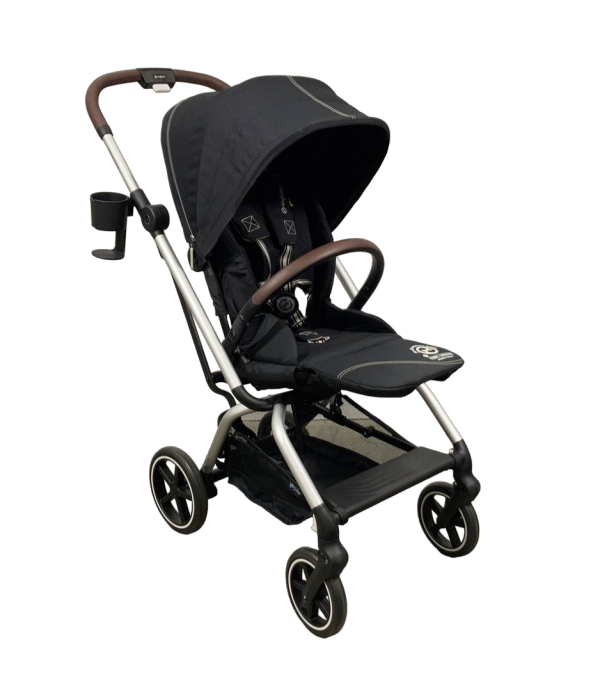 Cybex Eezy S Twist2 Stroller, 2022, Moon Black Fashion