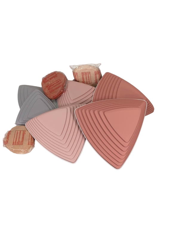 JumpOff Jo Rocksteady Plus Balance Blocks And Puddle Jumper Foam Steps, Desert Rose Discount - Image 2
