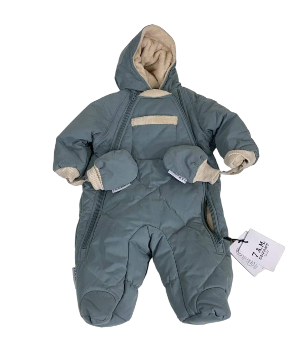 7 A.M. Enfant Benji Snowsuit Bebe, 3-6 months, Mirage Cheap