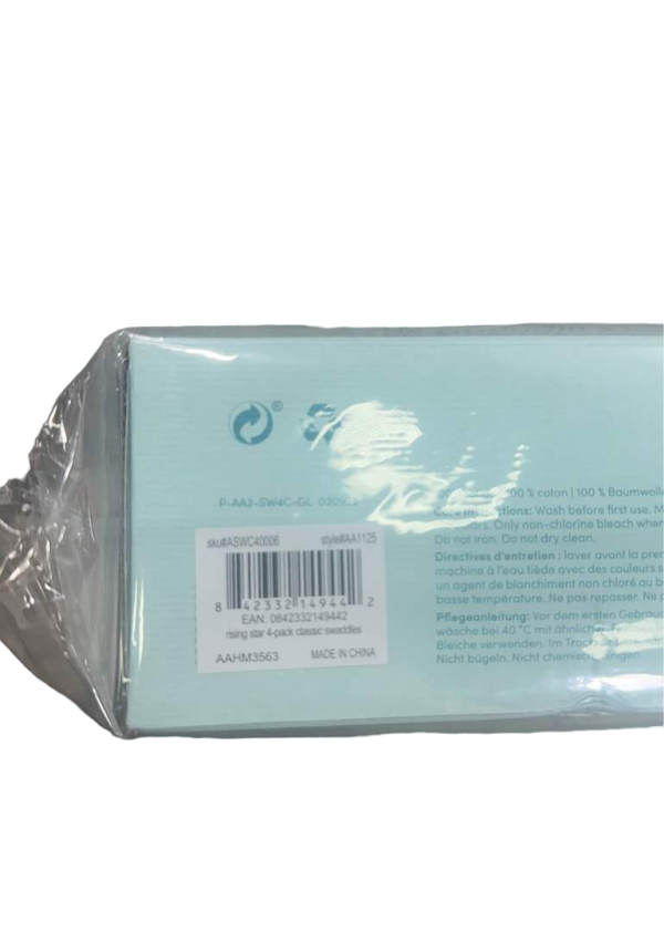Aden + Anais Cotton Muslin Swaddle, 4pk, Rising Star Supply - Image 3