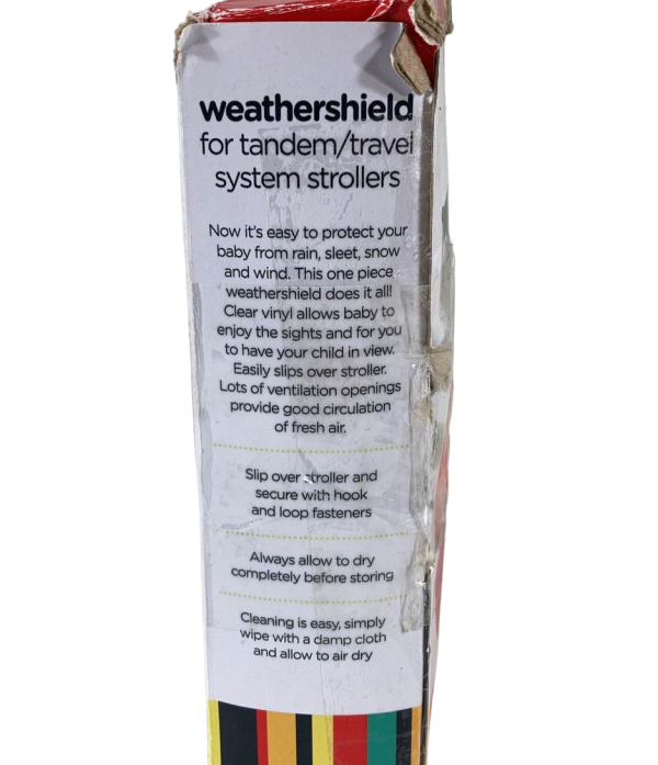 Jolly Jumper Weather Shield For In-Line Double Strollers Hot on Sale - Image 2