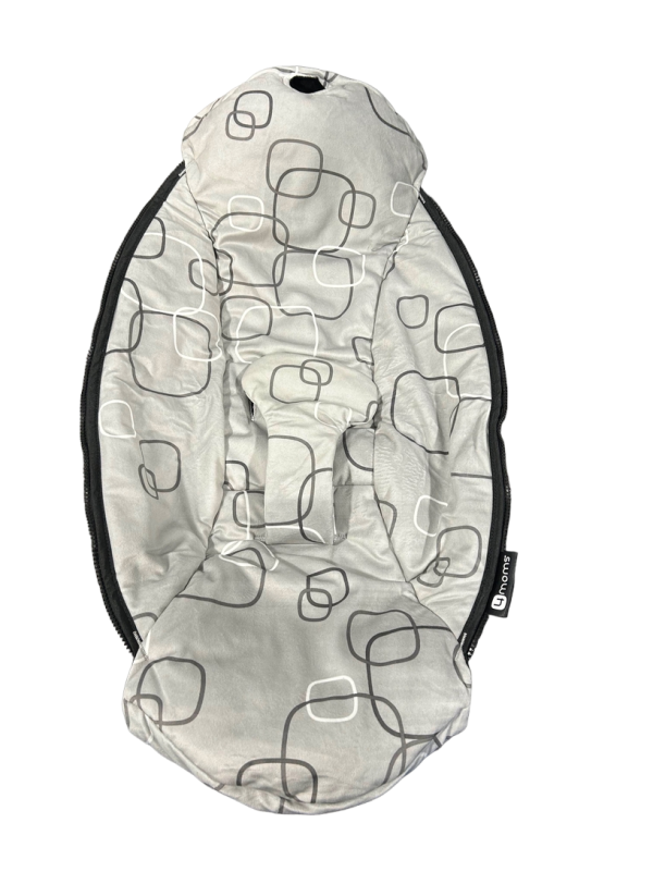 4moms MamaRoo Seat Fabric, 1037, Silver Plush Discount - Image 2