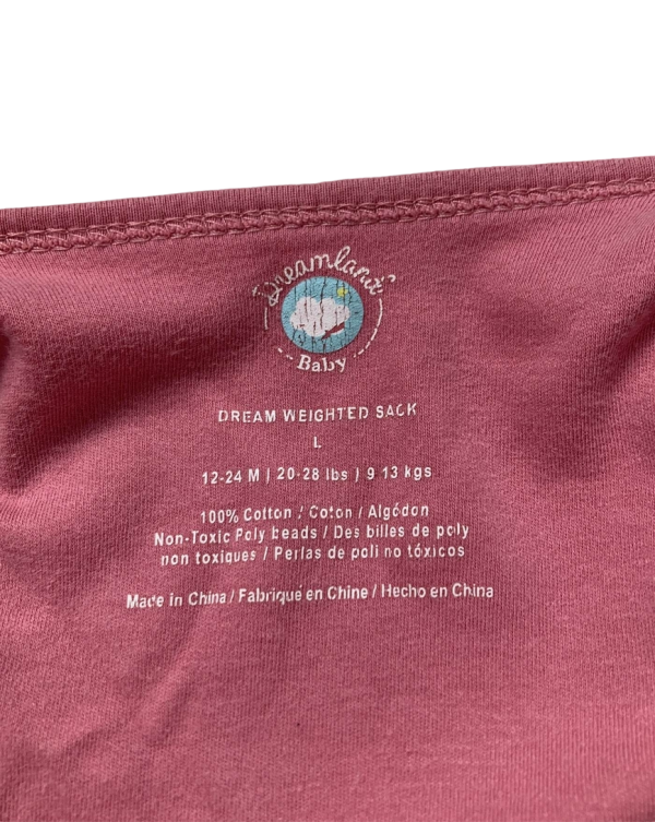 Dreamland Weighted Sleep Sack, 12-24 months, Dusty Rose Cheap - Image 3
