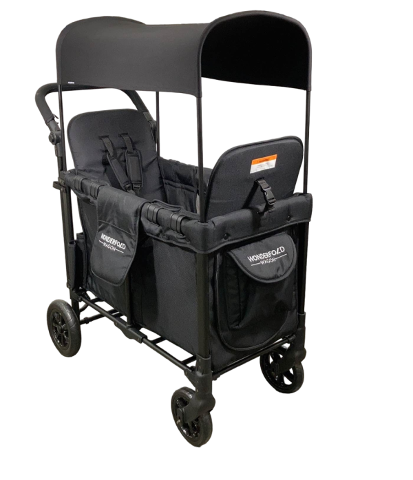 Wonderfold W2 Original Multifunctional Double Stroller Wagon, 2022, Black on Sale - Image 2