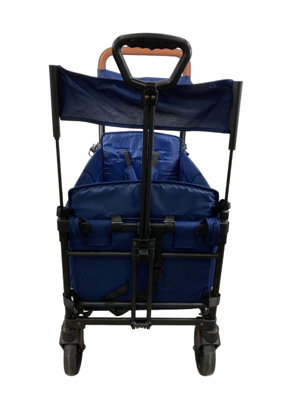 Wonderfold X2 Push + Pull Double Stroller Wagon, 2022, Sapphire Navy Online - Image 3