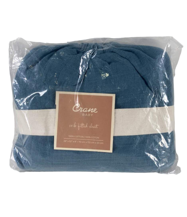 Crane Baby Crib Fitted Sheet, Riverstone Supply - Image 3