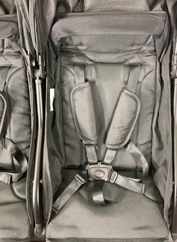 Mompush Lithe Double Stroller, 2022, Black Online now - Image 4