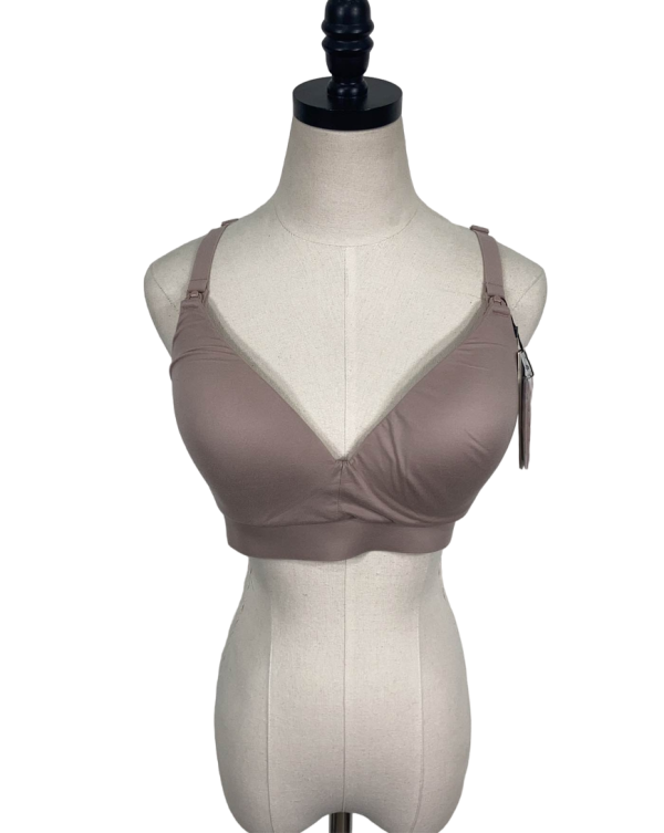 Kindred Bravely Minimalist Hands-Free Pumping And Nursing Plunge Bra, XX-Large, Regular, Lilac Stone For Discount