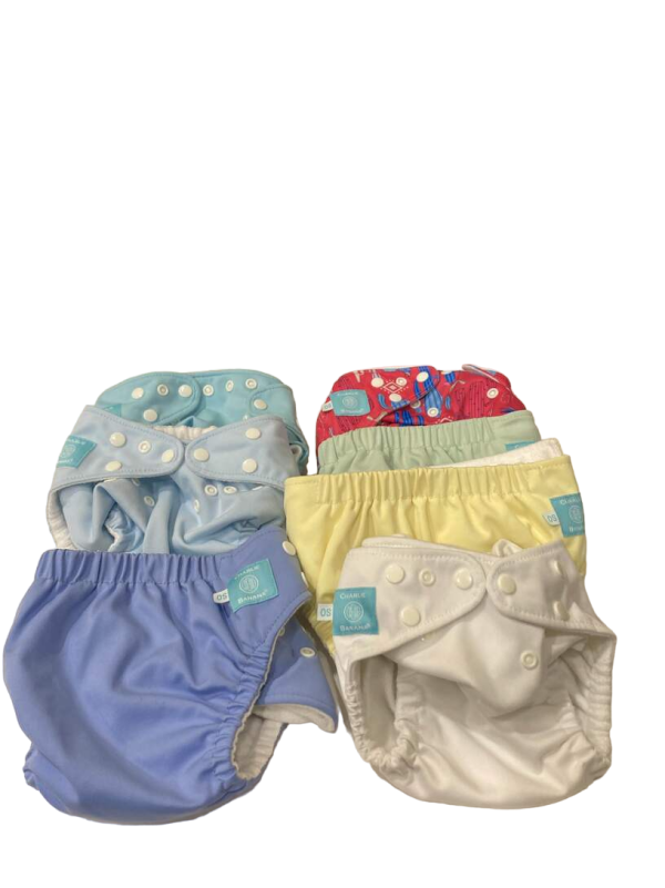 Charlie Banana 6 One Size Reusable Cloth Diapers with Fleece Online