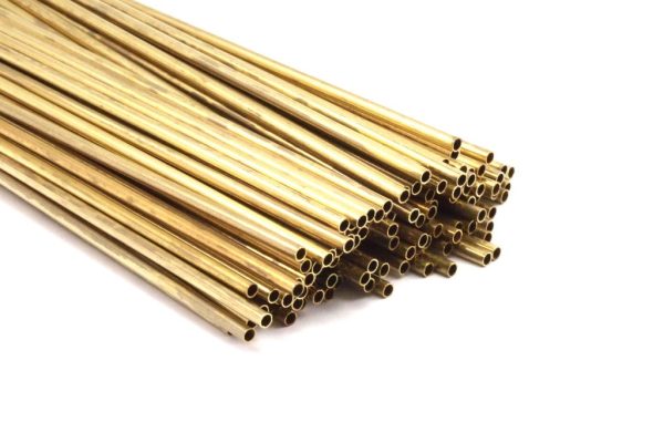 2mm Brass Himmeli Tubes, 12 Raw Brass Himmeli Diy Tube Beads, For Air Plants, Geometric Shapes Customize Size For Discount - Image 2