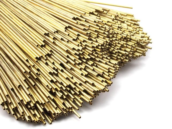 Brass Himmeli 2mm Tubes, 24 Raw Brass Himmeli Diy Tube Beads, For Air Plants , Geometric Shapes Customize Size -2mm- Cheap - Image 5