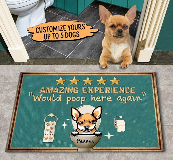 Would Poop Here Again Personalized Doormat - DM071PS02 For Cheap - Image 3