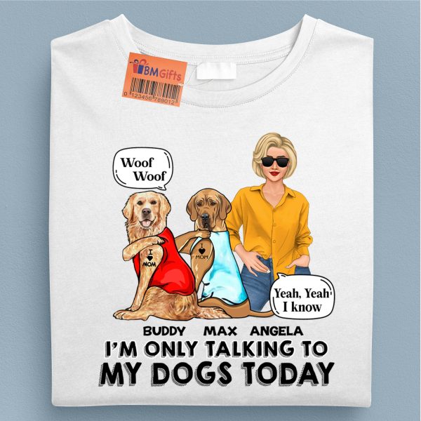Only My Dog Knows Me Personalized Shirt, Personalized Gift for Dog Lovers, Dog Dad, Dog Mom - TS226PS01 Supply - Image 4